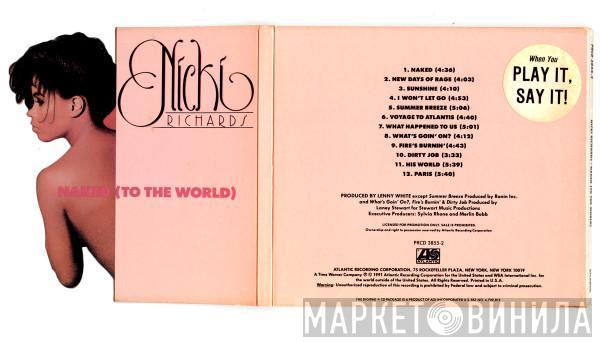  Nicki Richards  - Naked (To The World)