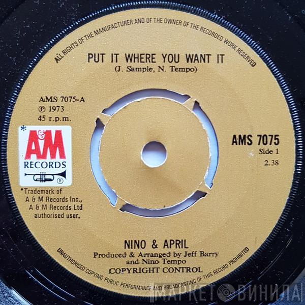 Nino Tempo & April Stevens - Put It Where You Want It