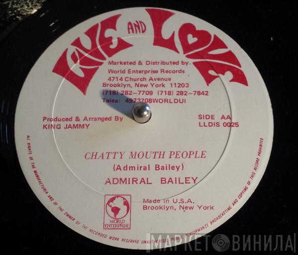 Nitty Gritty, Admiral Bailey - So Them Come So Them Go / Chatty Mouth People