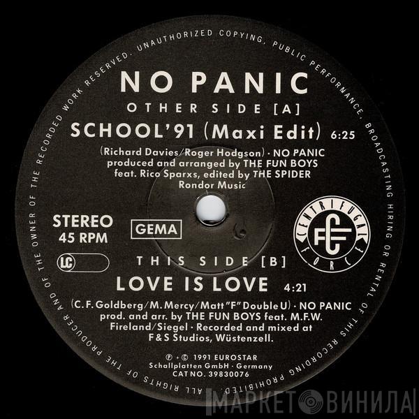 No Panic - School'91