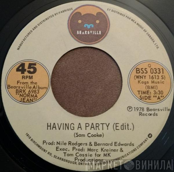 Norma Jean Wright - Having A Party (Edit) / So I Get Hurt Again