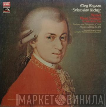 , Oleg Kagan , Sviatoslav Richter  Wolfgang Amadeus Mozart  - Three Sonatas K.378, 379 & 306, Andante And Allegretto K.404, Allegro In B Flat, K.372