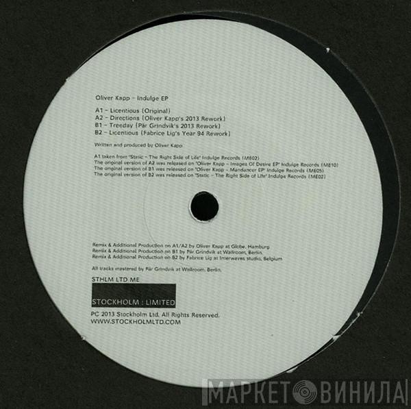 Oliver Kapp - Indulge EP