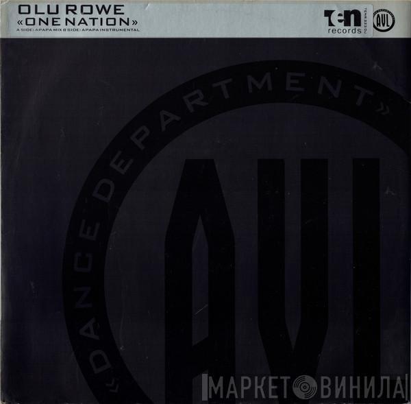 Olu Rowe - One Nation