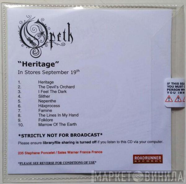  Opeth  - Heritage