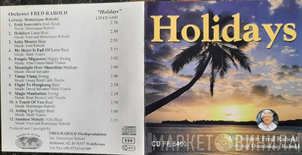 Orchester Fred Rabold - Holidays