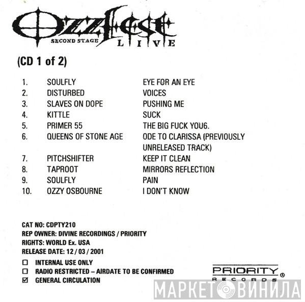  - Ozzfest Stage Two - Live