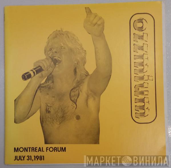 , Ozzy Osbourne  Randy Rhoads  - Ozzmium Montreal Forum July 31 1981