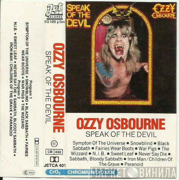  Ozzy Osbourne  - Speak Of The Devil