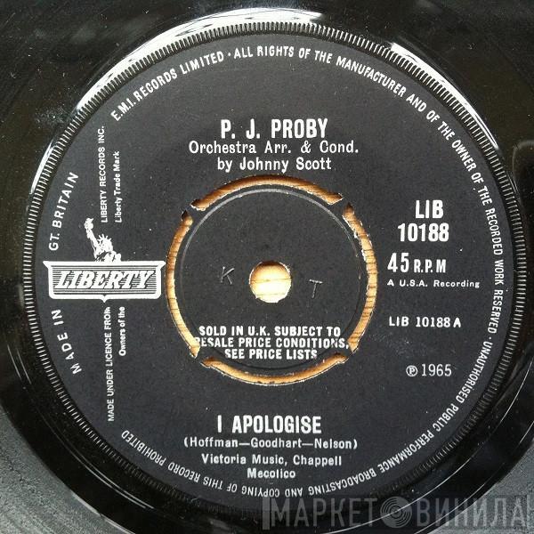 P.J. Proby - I Apologise