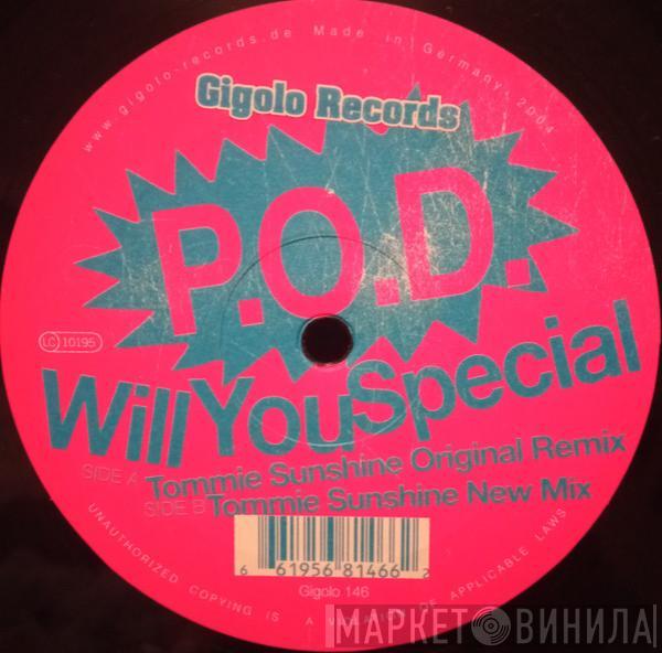 P.O.D. - Will You Special (Tommie Sunshine Remixes)