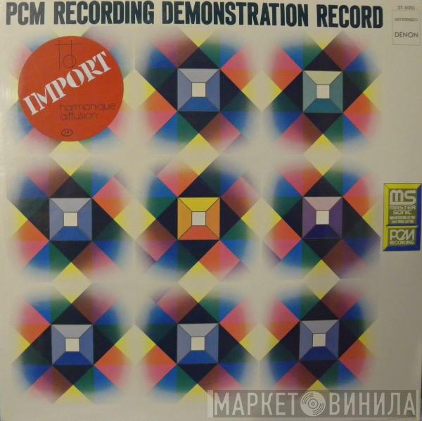  - PCM Recording Demonstration Record