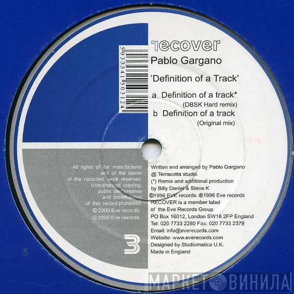 Pablo Gargano - Definition Of A Track