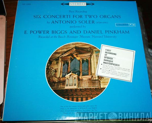 - Padre Antonio Soler And E. Power Biggs  Daniel Pinkham  - Six Double Concertos For Two Organs