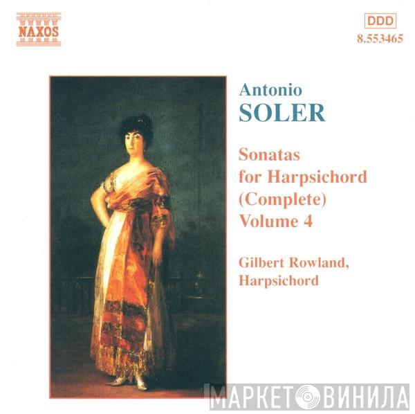 Padre Antonio Soler, Gilbert Rowland - Sonatas For Harpsichord (Complete) Vol. 4