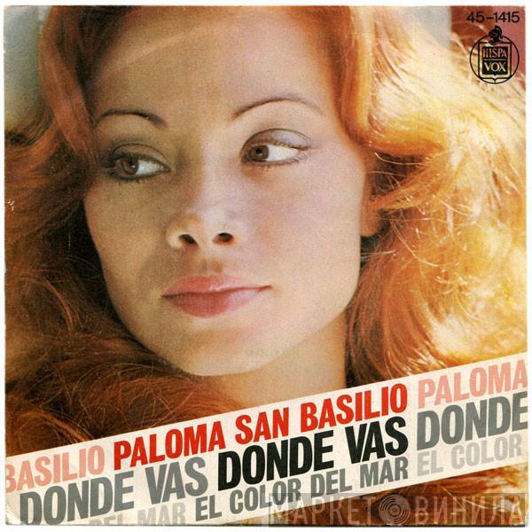 Paloma San Basilio - Donde Vas / El Color Del Mar