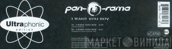 Pan-O-Rama - I Want You Boy