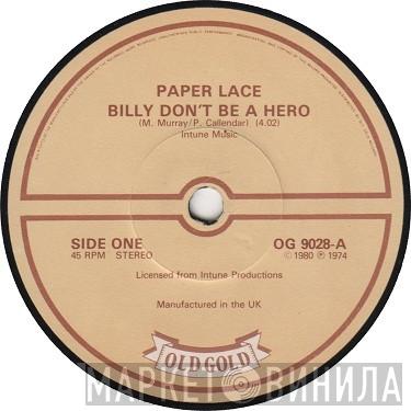 Paper Lace - Billy Don't Be A Hero