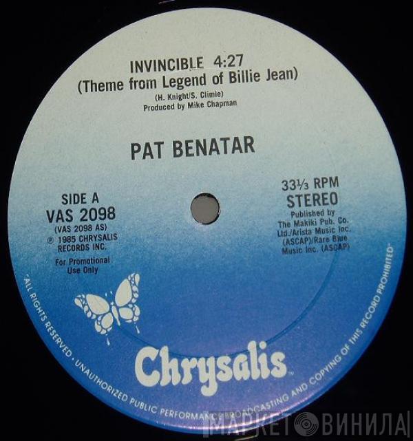  Pat Benatar  - Invincible (Theme From The Legend Of Billie Jean)