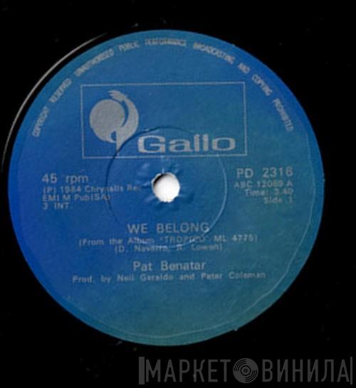  Pat Benatar  - We Belong