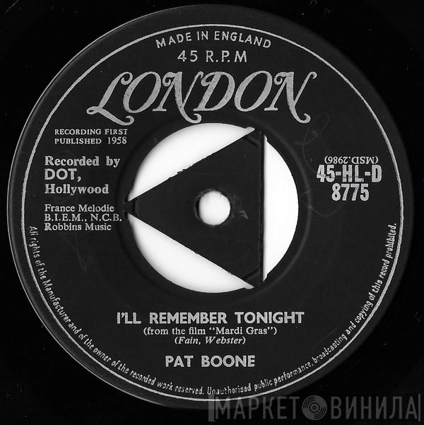 Pat Boone - I'll Remember Tonight