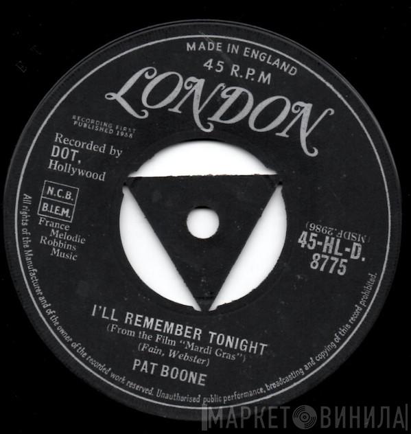 Pat Boone - I'll Remember Tonight