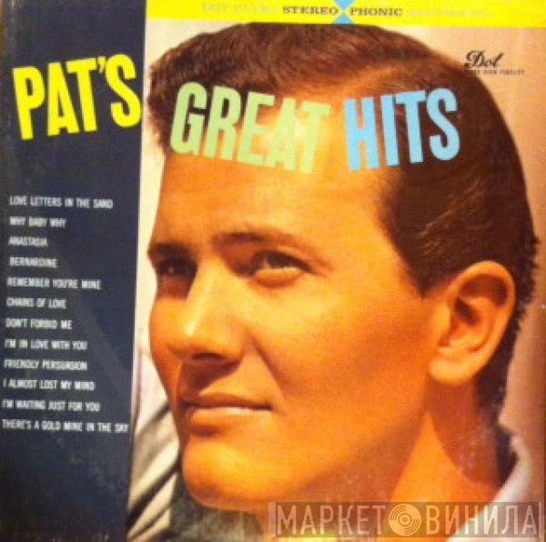 Pat Boone - Pat's Great Hits