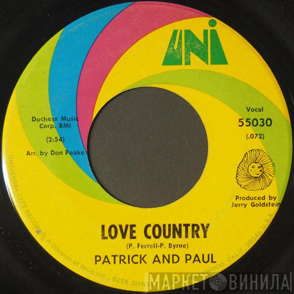 Patrick And Paul - Love Country