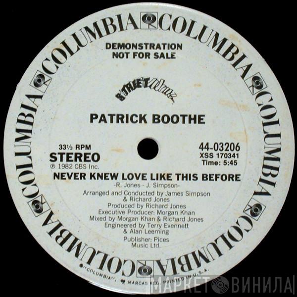  Patrick Boothe  - Never Knew Love Like This Before