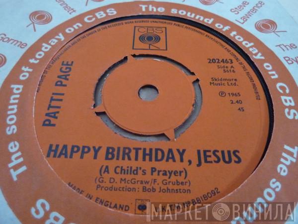 Patti Page - Happy Birthday, Jesus (A Child's Prayer) / Christmas Bells