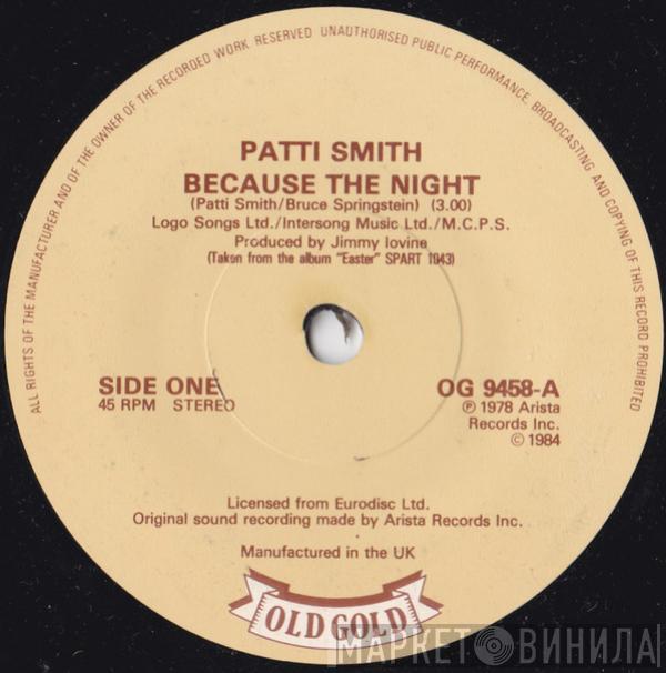 Patti Smith - Because The Night