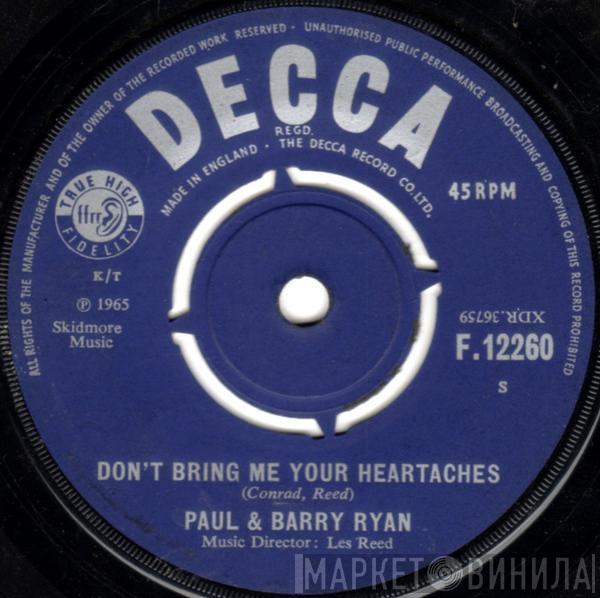 Paul & Barry Ryan - Don't Bring Me Your Heartaches