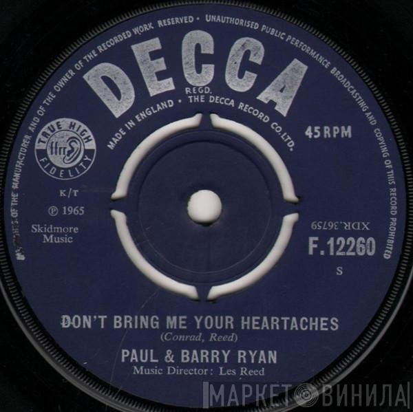 Paul & Barry Ryan - Don't Bring Me Your Heartaches