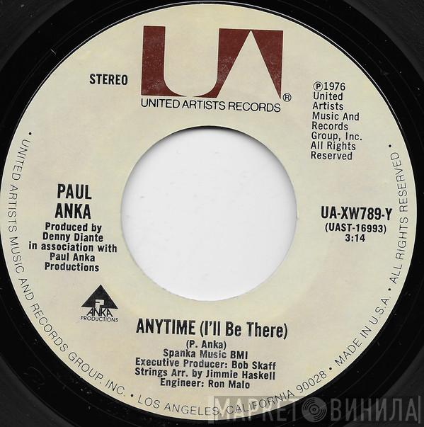  Paul Anka  - Anytime (I'll Be There) / Something About You