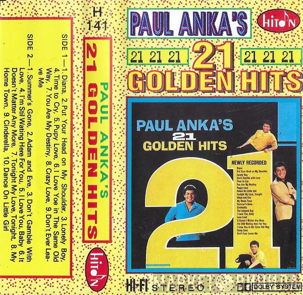  Paul Anka  - 21 Golden Hits
