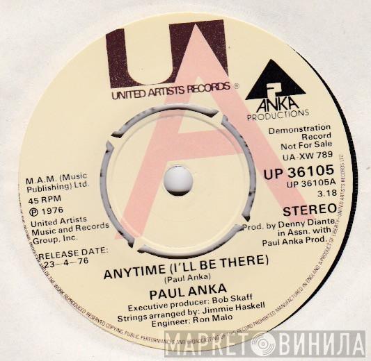  Paul Anka  - Anytime (I'll Be There)