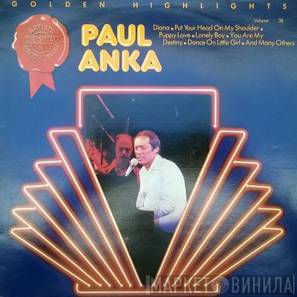  Paul Anka  - Golden Highlights