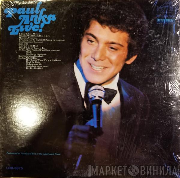  Paul Anka  - Paul Anka Live !