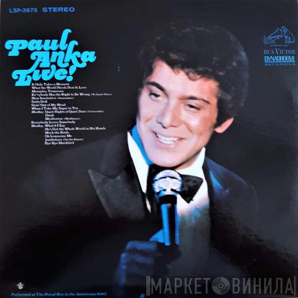  Paul Anka  - Paul Anka Live!