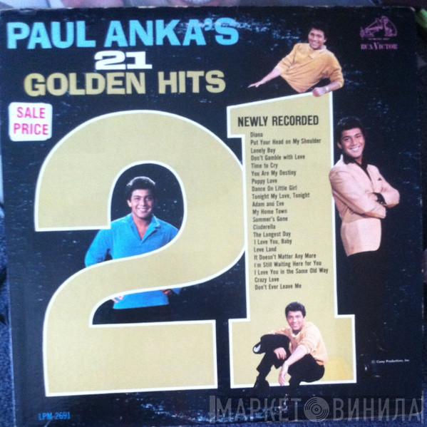  Paul Anka  - Paul Anka's 21 Golden Hits