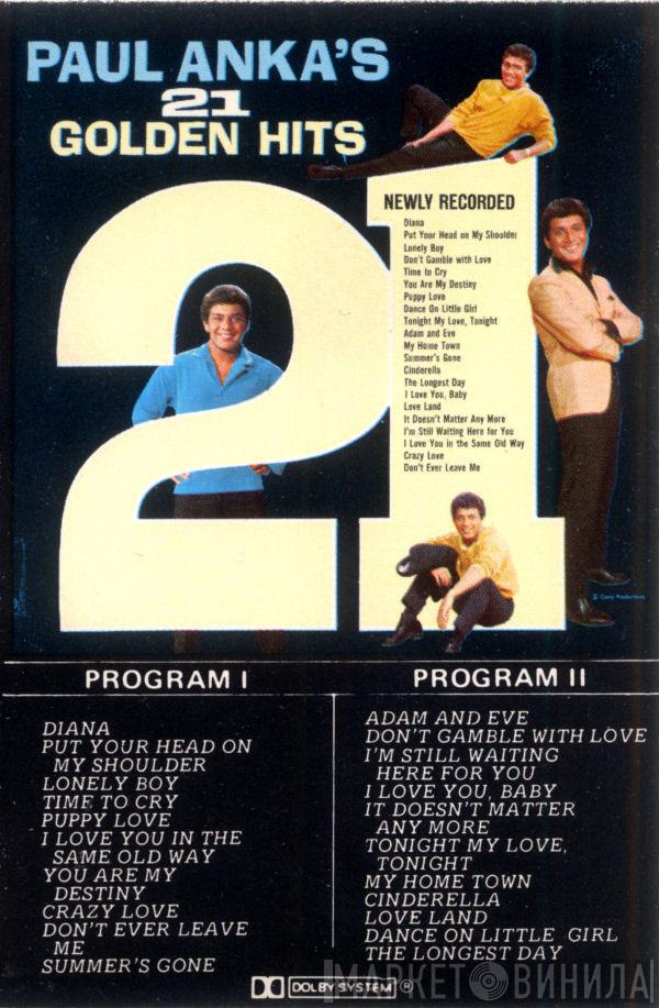  Paul Anka  - Paul Anka's 21 Golden Hits