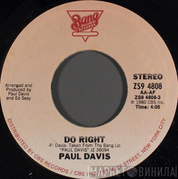 Paul Davis  - Do Right