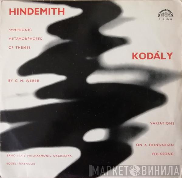 Paul Hindemith, Zoltán Kodály - Symphonic Metamorphoses Of Themes By C. M. Weber / Variations On A Hungarian Folksong