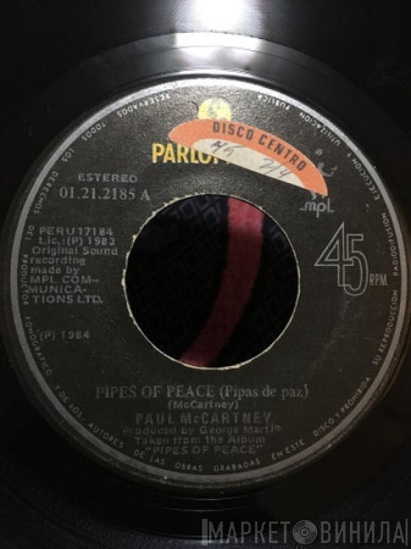 Paul McCartney  - Pipes Of Peace / So Bad