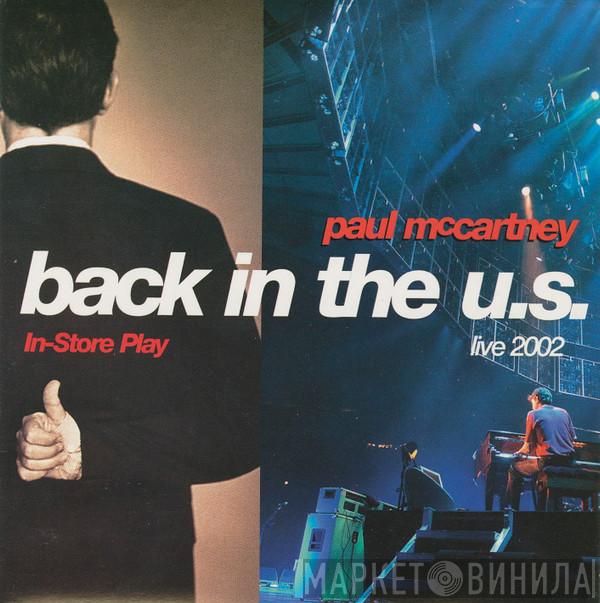  Paul McCartney  - Back In The U.S. (In-Store Play)