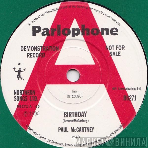 Paul McCartney - Birthday