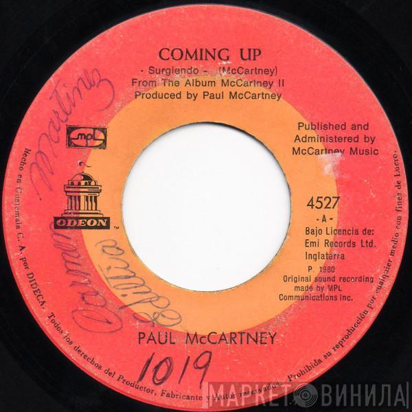  Paul McCartney  - Coming Up = Surgiendo