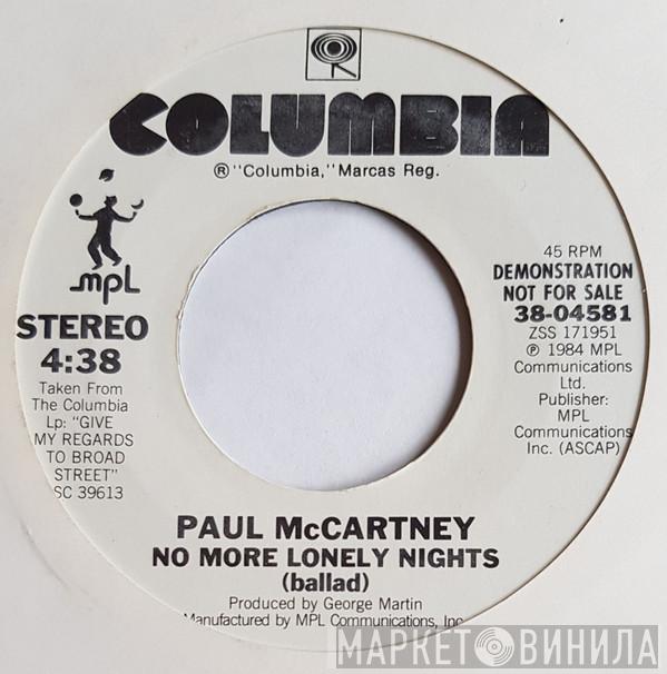  Paul McCartney  - No More Lonely Nights