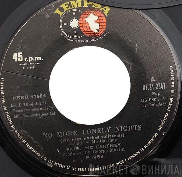  Paul McCartney  - No More Lonely Nights
