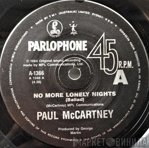  Paul McCartney  - No More Lonely Nights